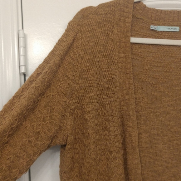 Maurices XL Cardigan Cognac/Camel color - Picture 3 of 4